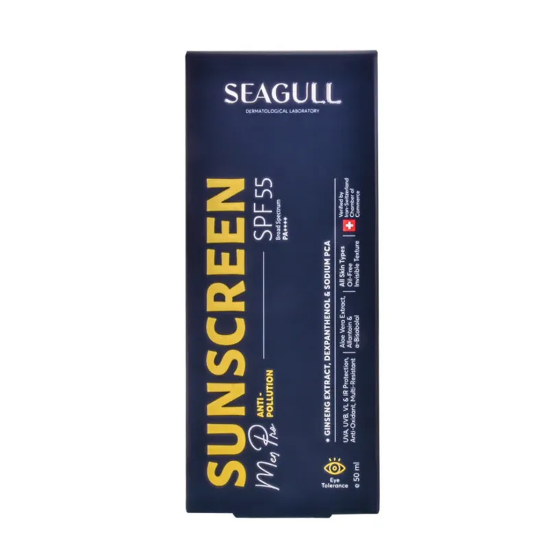 کرم ضد آفتاب بدون رنگ سی گل spf55 مدل aloe_vera مناسب انواع پوست حجم 50 میلی‌لیتر - تصویر 2