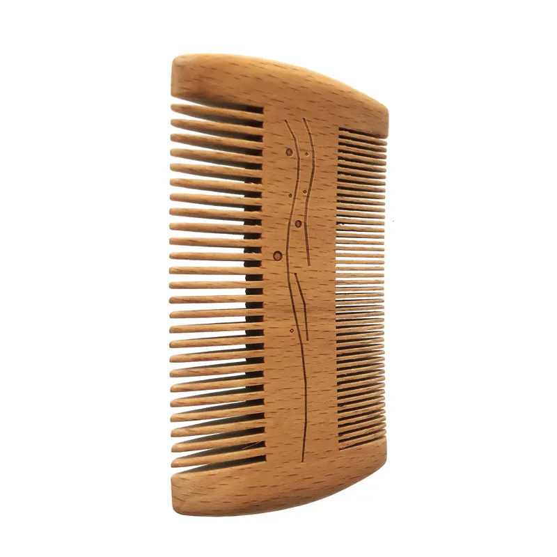 شانه ریش مدل چوبی کد R35 - تصویر 2