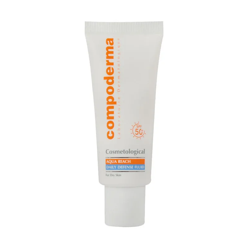 کرم ضد آفتاب بدون رنگ کامپودرما SPF 50 مدل آکوا ریچ مناسب پوستهای خشک حجم 50 میلیلیتر - تصویر 2