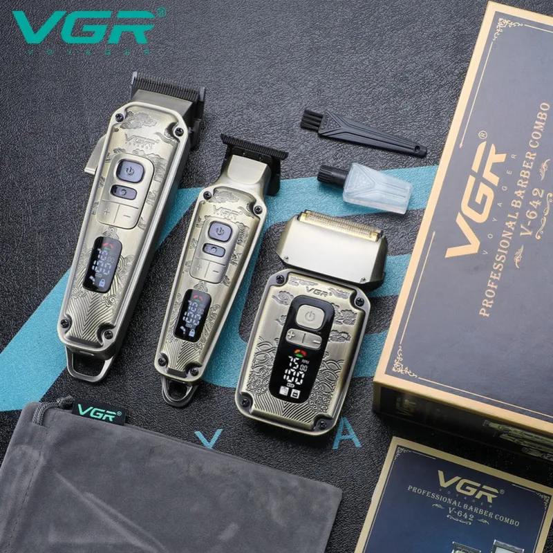 ماشین اصلاح موی سر و صورت وی جی ار مدل V-642 - تصویر 5