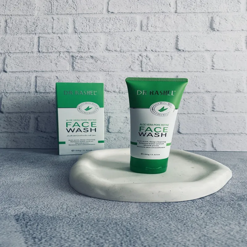 فوم شستشو صورت دکتر راشل مدل aloe vera وزن 100 گرم - تصویر 3