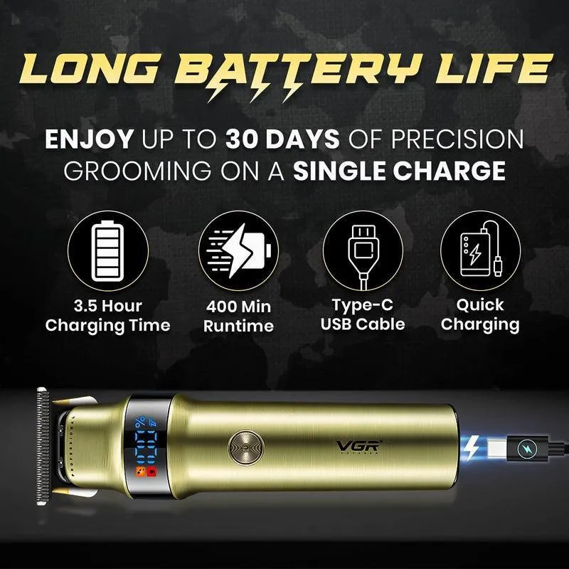 ماشین اصلاح موی سر و صورت وی جی ار مدل V-991 - تصویر 4