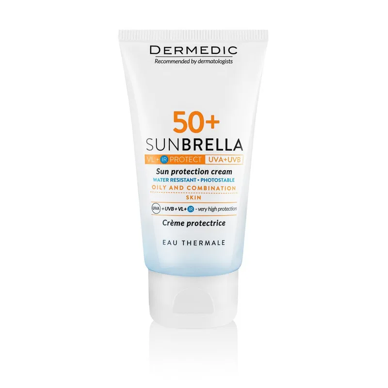 کرم ضد آفتاب بدون رنگ درمدیک spf50 مدل OL مناسب پوست های چرب حجم 50 میلی لیتر  - تصویر 2