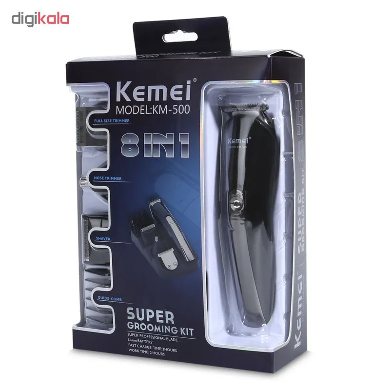 ماشین اصلاح موی سر و صورت کیمی مدل KM-500 - تصویر 6