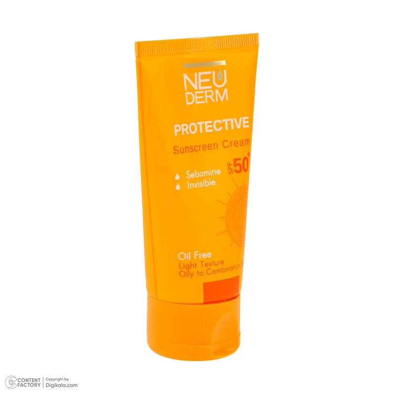 کرم ضد آفتاب بدون رنگ نئودرم SPF 50 مدل PROTECTIVE مناسب پوستهای چرب و مختلط حجم 50 میلیلیتر - تصویر 4