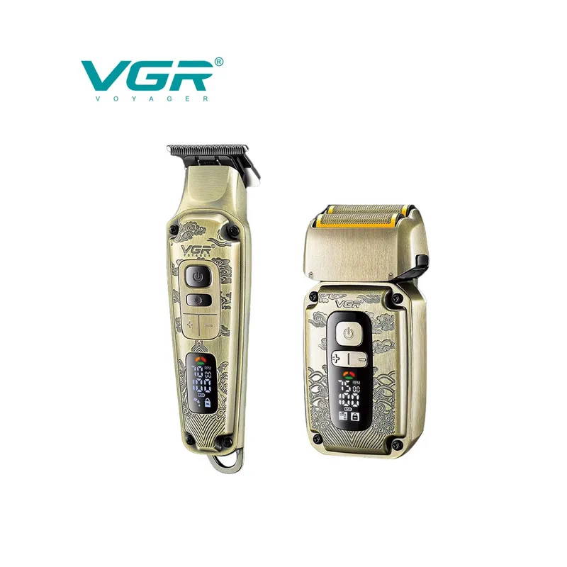  ماشین اصلاح موی سر و صورت وی جی ار مدل V-641 مجموعه 2 عددی - تصویر 3