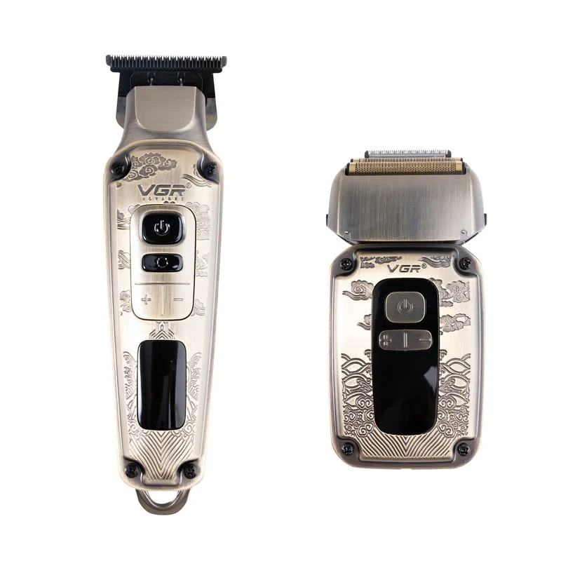 ماشین اصلاح موی سر و صورت وی جی ار مدل V-641 مجموعه دو عددی - تصویر 2