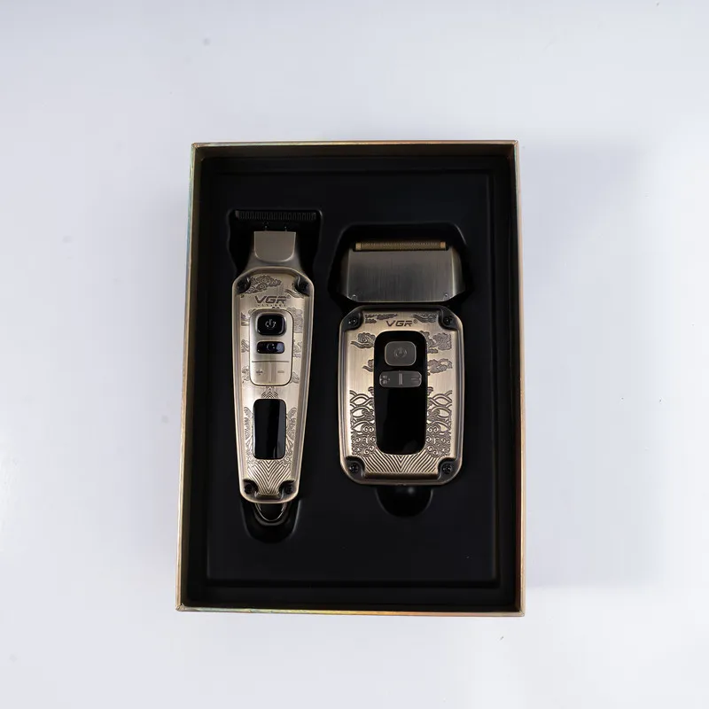 ماشین اصلاح موی سر و صورت وی جی ار مدل V-641 مجموعه دو عددی - تصویر 4