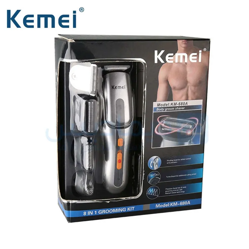 ماشین اصلاح موی صورت و بدن کیمی مدل KM-680 - تصویر 6