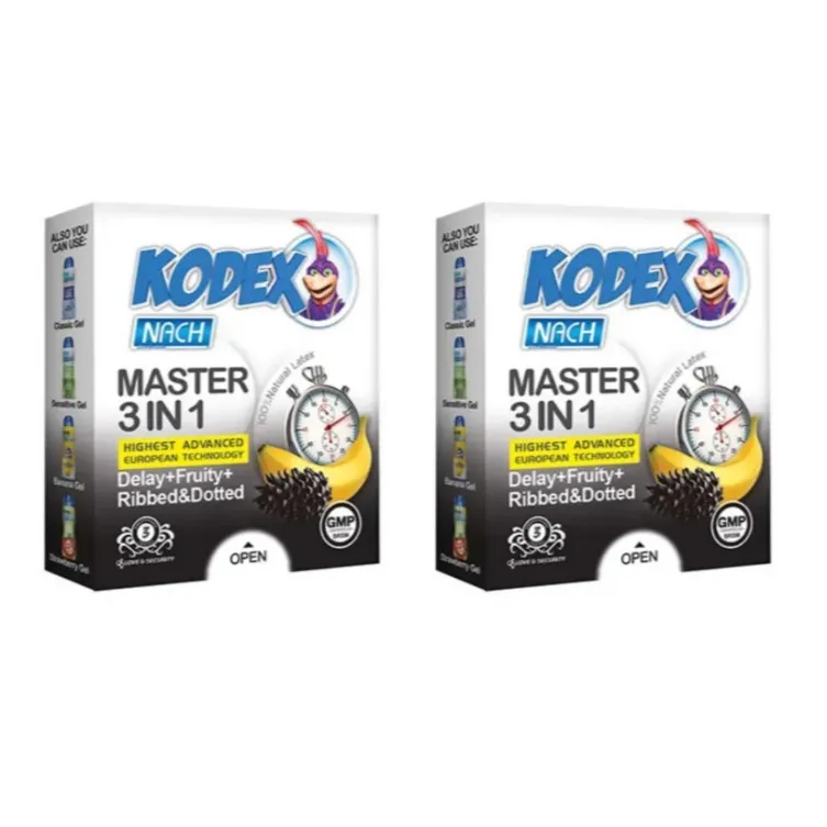 کاندوم ناچ کدکس مدل master مجموعه 2 عددی