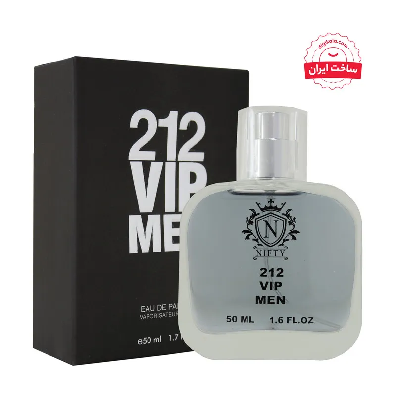 ادو پرفیوم مردانه نیفتی مدل 212 VIP حجم 50 میلی لیتر