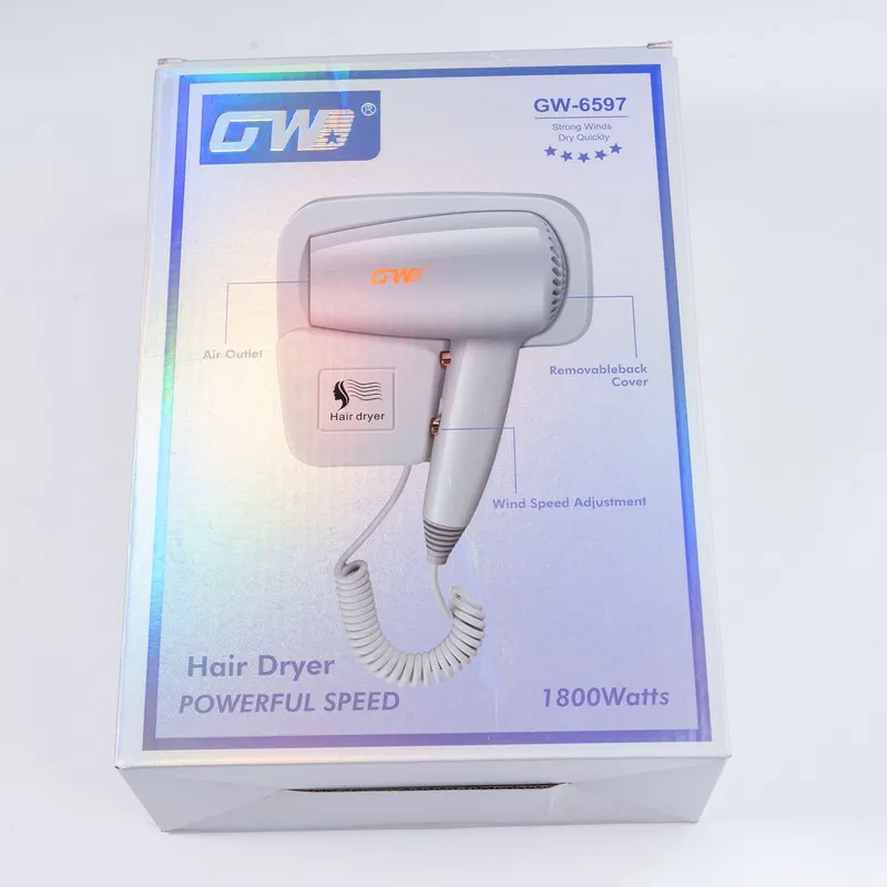 سشوار دیواری جی دبلیو مدل GW-6597 - تصویر 4