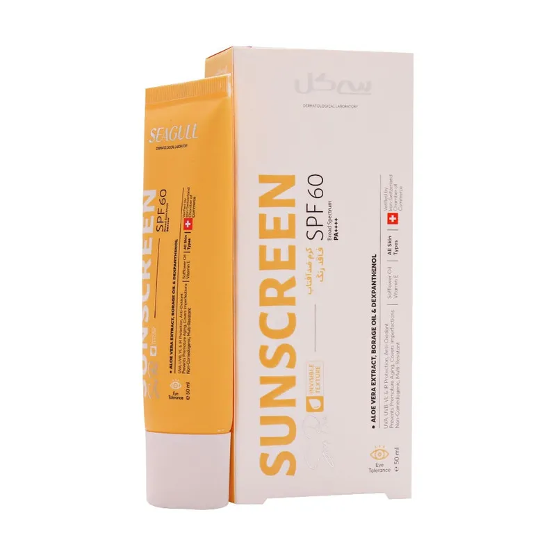کرم ضد آفتاب بدون رنگ سی گل SPF 60 مدل 314 ‌مناسب برای انواع پوست حجم 50 میلی‌لیتر - تصویر 3