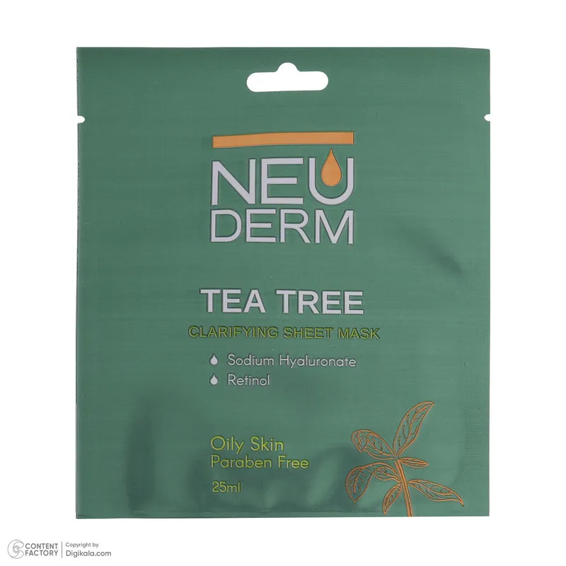 ماسک صورت نئودرم مدل Tea-Tree حجم 25 میلی لیتر - تصویر 3