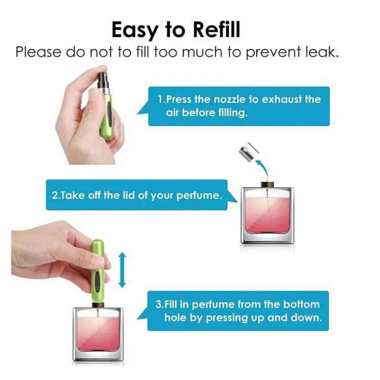 محفظه نگهدارنده عطر مدل Easy-Refill کد MG.01 - تصویر 4