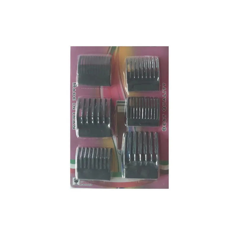ست شانه ماشین اصلاح مدل 6pc مجموعه 6 عددی - تصویر 2