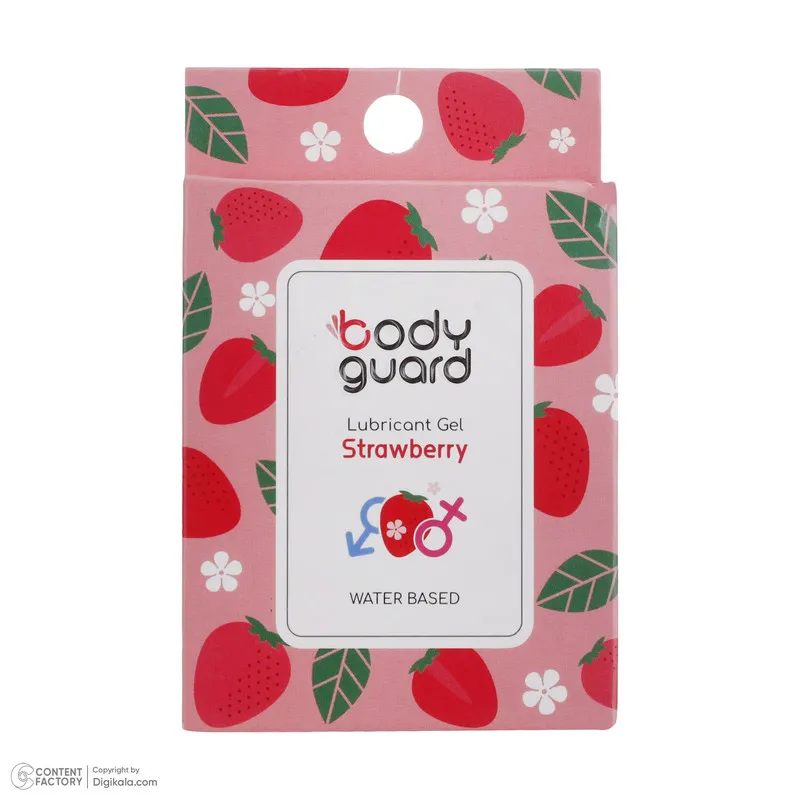 ژل لوبریکانت بادیگارد مدل Strawberry بسته 3 عددی - تصویر 2
