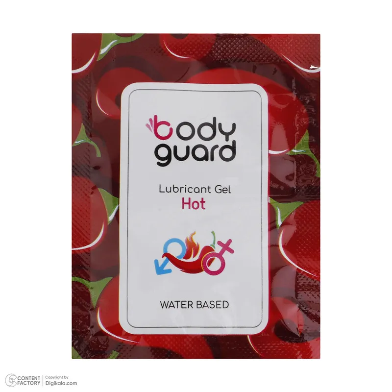 ژل لوبریکانت بادیگارد مدل Hot بسته 3 عددی - تصویر 2