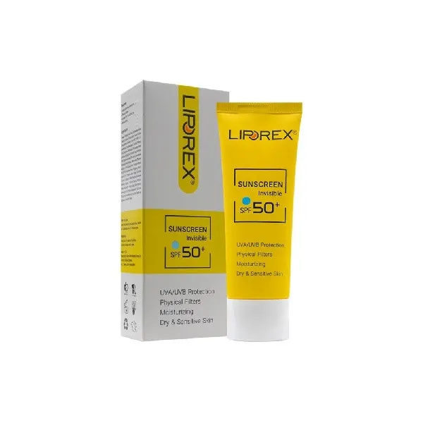 کرم ضد آفتاب بدون رنگ لیپورکس SPF 50 مدل Physical مناسب پوستهای خشک و حساس حجم 40 میلیلیتر - تصویر 2