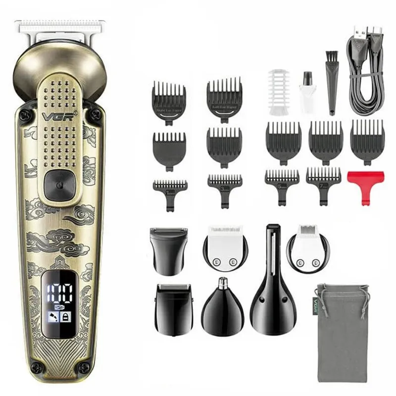 ماشین اصلاح موی صورت و بدن وی جی ار مدل V-095 - تصویر 3