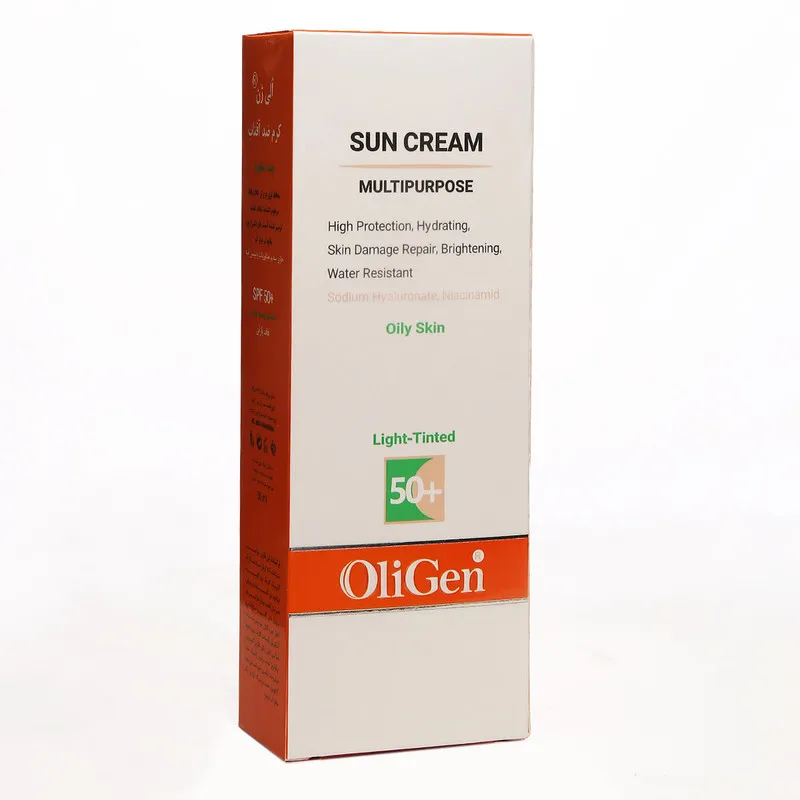 کرم ضد آفتاب رنگی الی ژن SPF 50 مدل L_T_O مناسب پوستهای چرب حجم 50 میلیلیتر - تصویر 3
