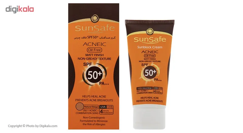 کرم ضد آفتاب سان سیف مدل Acneic حجم 50 میلی لیتر - تصویر 2