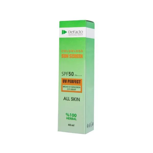 کرم ضد آفتاب بدون رنگ دفکتو SPF 50 مدل 00 0 مناسب انواع پوست حجم 40 میلیلیتر - تصویر 3