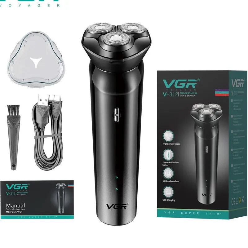ماشین اصلاح موی صورت وی جی ار مدل VGR 312 - تصویر 2