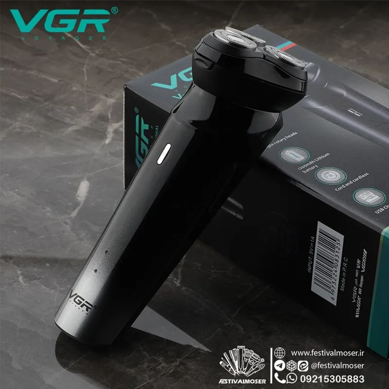ماشین اصلاح موی صورت وی جی ار مدل VGR 312 - تصویر 4
