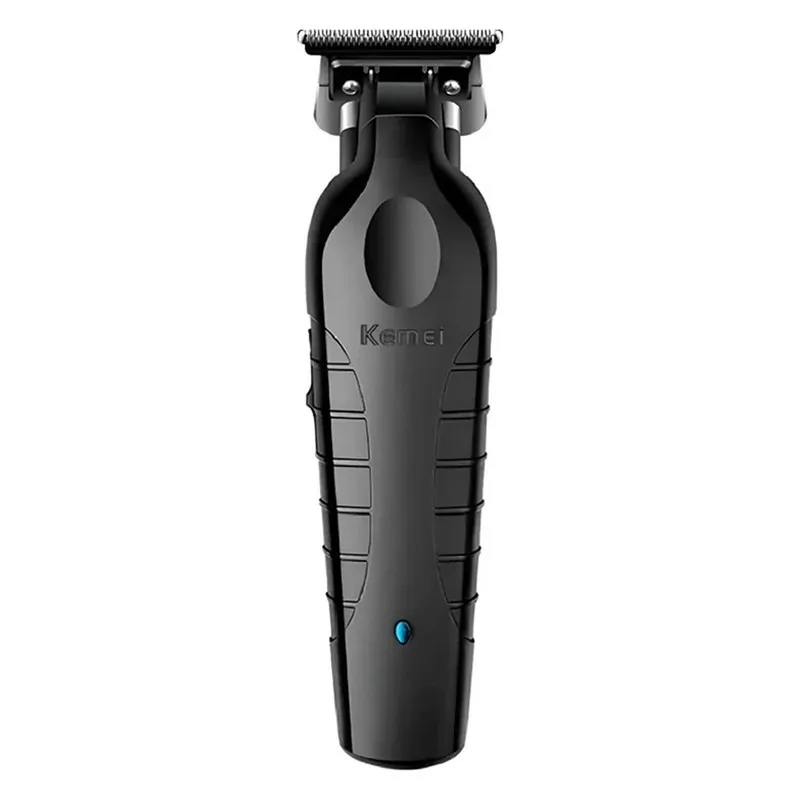 ماشین اصلاح موی صورت کیمی مدل KM-2299 با تیغه کربن استیل، باتری 1200 میلیآمپر ساعت، شارژ سریع 3 ساعته با USB Type-C، طراحی ارگونومیک و 3 شانه تنظیم طول مو - تصویر 3