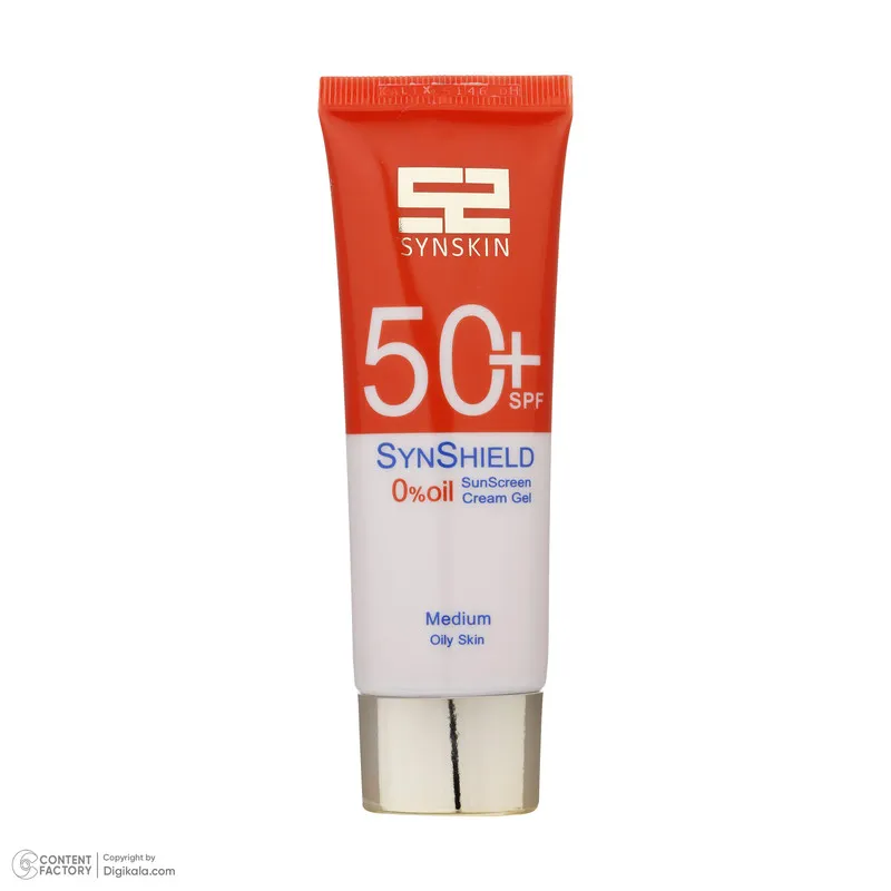 ژل ضد آفتاب رنگی ساین اسکین SPF 50 مدل M مناسب پوستهای چرب چرب حجم 50 میلیلیتر - تصویر 2
