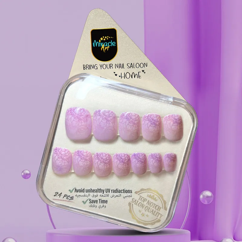 ناخن مصنوعی میراکل آرت کد SH24027 بسته 24 عددی - تصویر 2