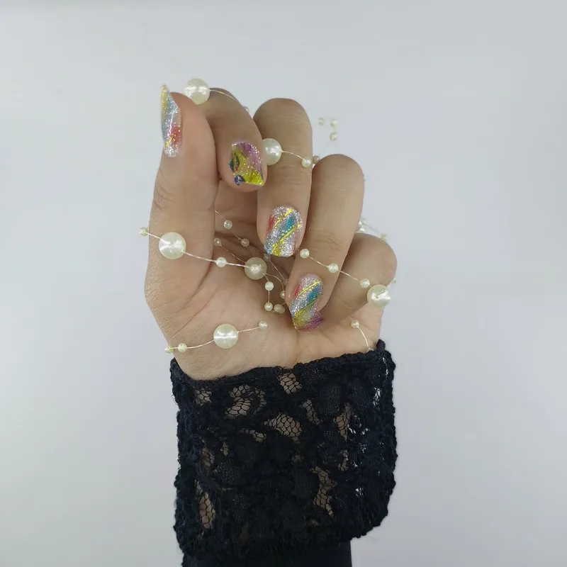 استیکر طراحی ناخن مدل ژله ای طرح عشق - تصویر 5