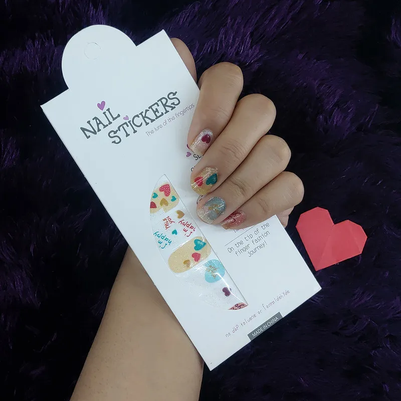استیکر طراحی ناخن مدل ژله ای کد FN29 - تصویر 4