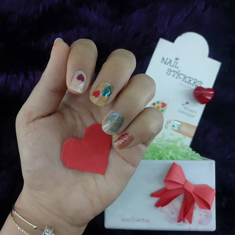 استیکر طراحی ناخن مدل ژله ای کد FN29 - تصویر 5