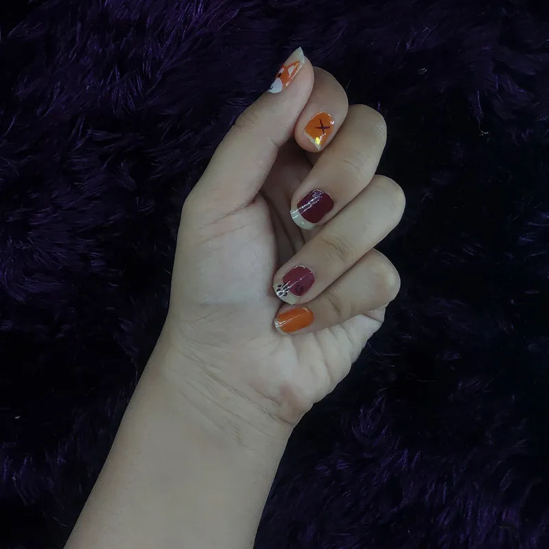 استیکر طراحی ناخن مدل ژله ای طرح فاکس - تصویر 2