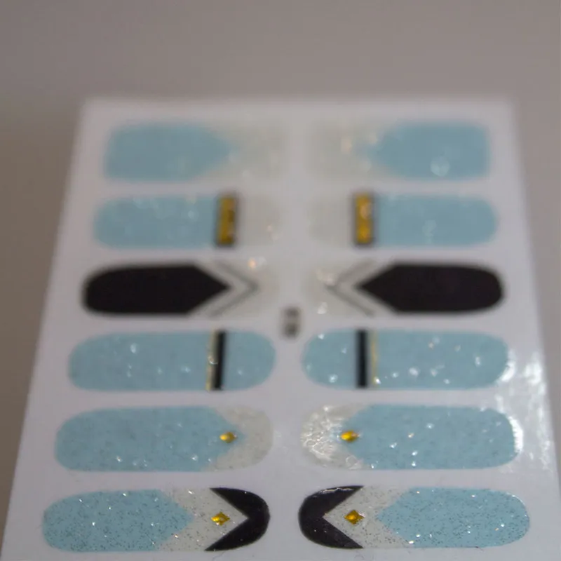 استیکر طراحی ناخن مدل ژله ای کد H47 - تصویر 2