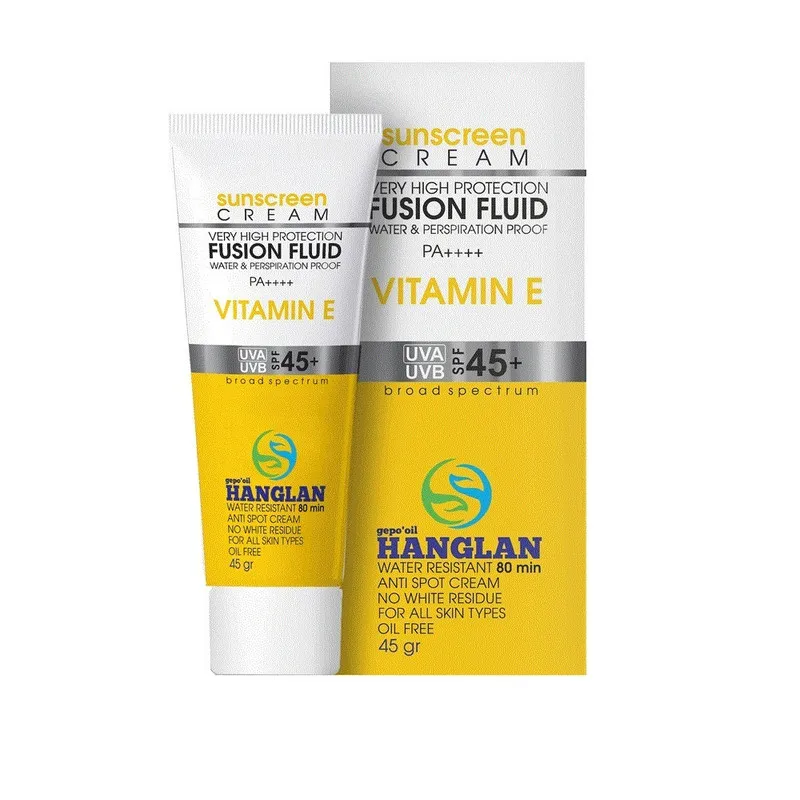 فلویید ضد آفتاب بدون رنگ جي پو اويل هانگلن SPF 45 مدل فیوژن مناسب انواع پوست حجم 45 میلیلیتر - تصویر 2