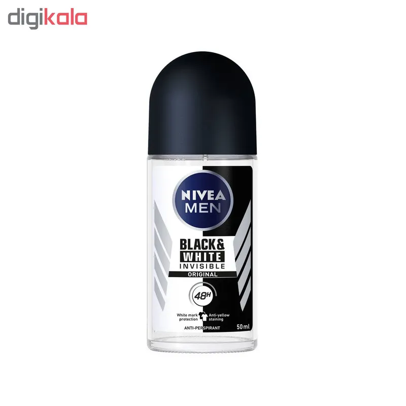 رول ضد تعریق مردانه نیوآ مدل Invisble Black and White حجم 50 میلی لیتر - تصویر 2