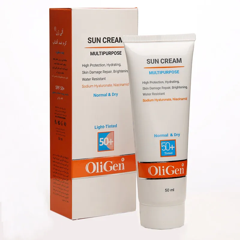 کرم ضد آفتاب رنگی الی ژن SPF 50 مدل L_T_D مناسب پوستهای معمولی و خشک حجم 50 میلیلیتر - تصویر 2