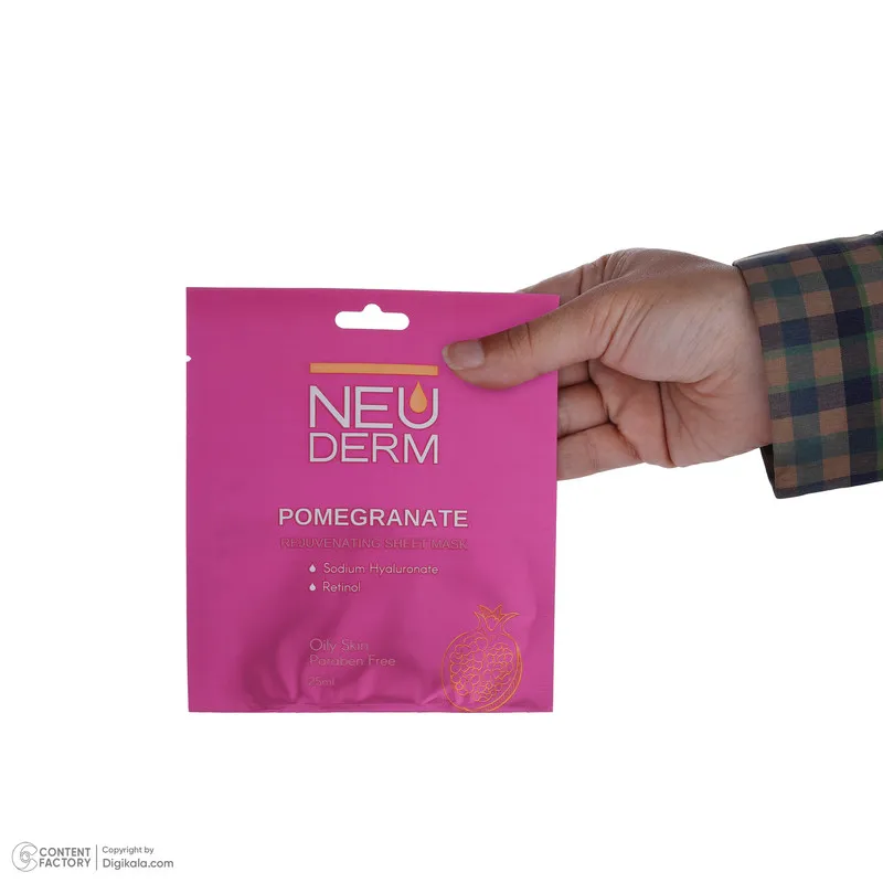ماسک صورت نئودرم مدل Pomegranate حجم 25 میلی لیتر - تصویر 2