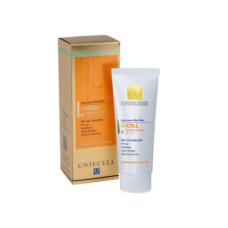 کرم ضد آفتاب بی رنگ آنژسل SPF50 مدل UVCELL مناسب پوست چرب حجم 40 میلی لیتر - تصویر 2