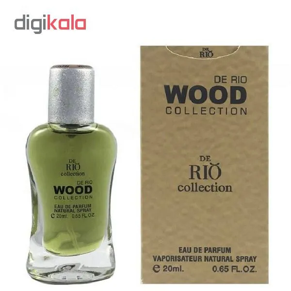 عطر جیبی مردانه ریو کالکشن مدل De Rio Wood Brown حجم 20 میلی لیتر - تصویر 2