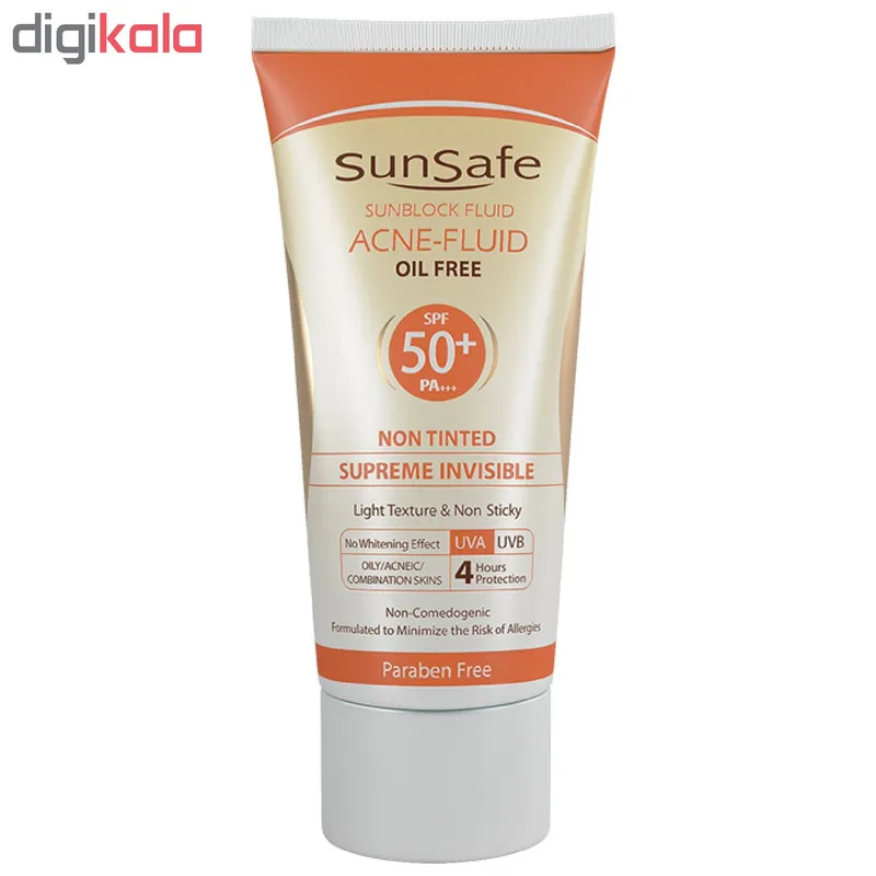 کرم ضدآفتاب سانسیف سری Acne Fluid مدل Supreme Invisible، حجم ۵۰ میلیلیتر - تصویر 2