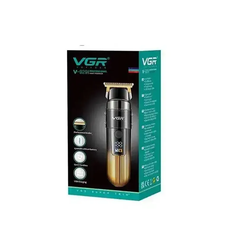 ماشین اصلاح موی سر و صورت وی جی ار مدل V-929 - تصویر 3