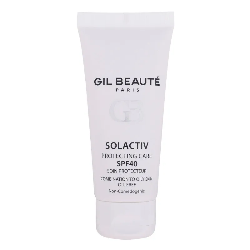 کرم ضد آفتاب بدون رنگ ژیل بوته SPF 40 مدل GB_003 مناسب پوستهای چرب و مختلط حجم 40 میلیلیتر