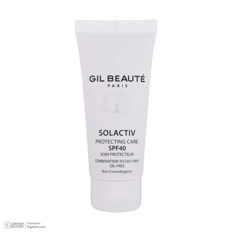 کرم ضد آفتاب بدون رنگ ژیل بوته SPF 40 مدل GB_003 مناسب پوستهای چرب و مختلط حجم 40 میلیلیتر - تصویر 2