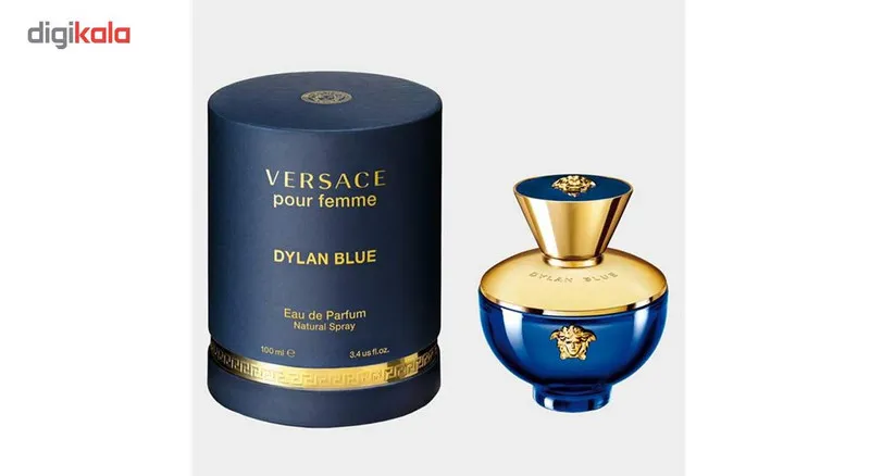 ادو پرفیوم زنانه ورساچه مدل Dylan Blue حجم 100 میلی لیتر - تصویر 2