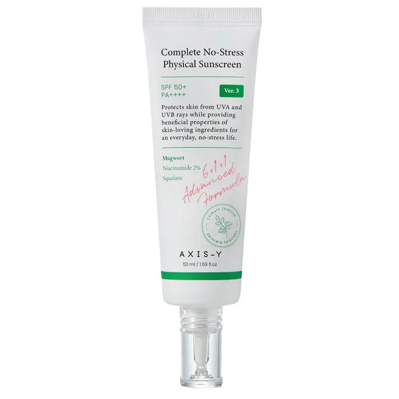 کرم ضد آفتاب بدون رنگ اکسیس وای +SPF 50 مدل Complete No Stress مناسب انواع پوست حجم 50 میلیلیتر