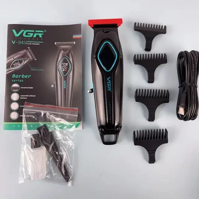 ماشین اصلاح موی سر و صورت وی جی ار مدل V-945 - تصویر 2